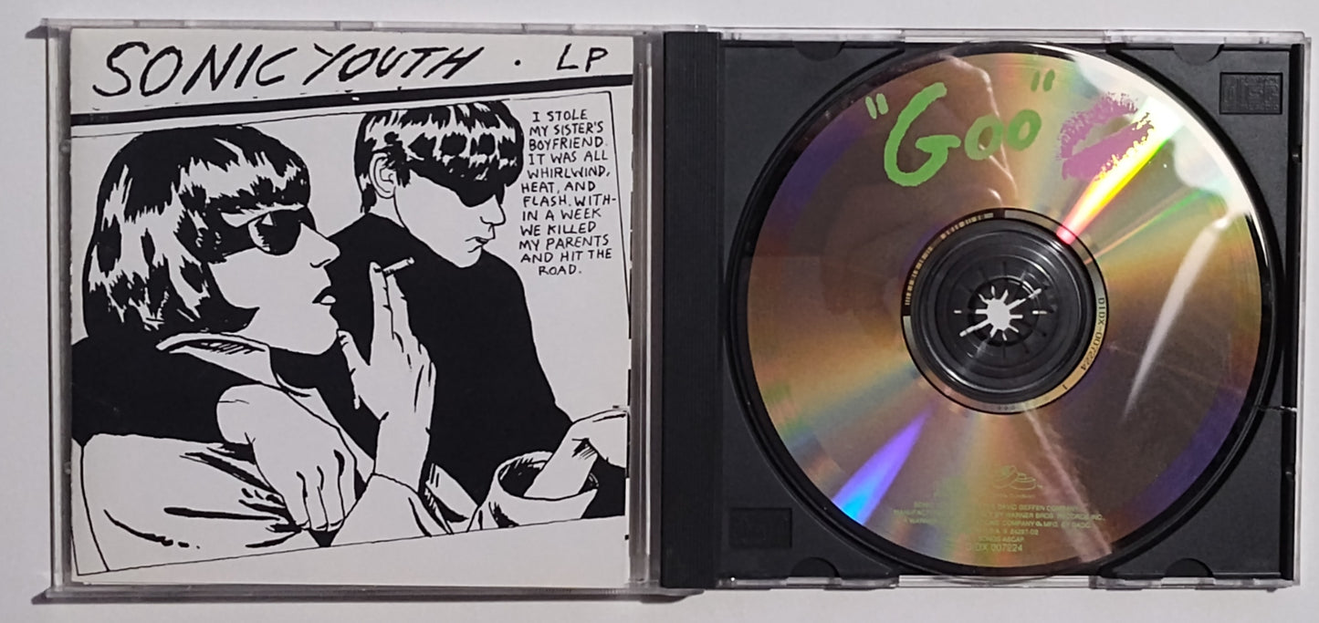 Sonic Youth - "Goo" - INDIE COMPACT DISC VG/G+