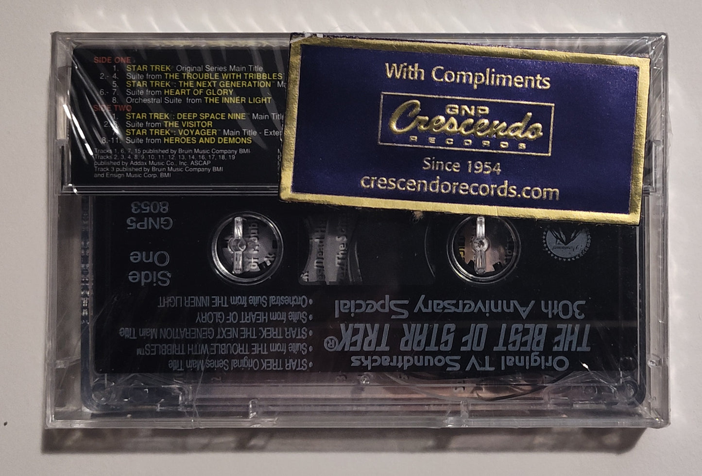 Various Artists - "The Best Of Star Trek 30th Anniversary Special" - CASSETTE TAPE M/M (Sealed)