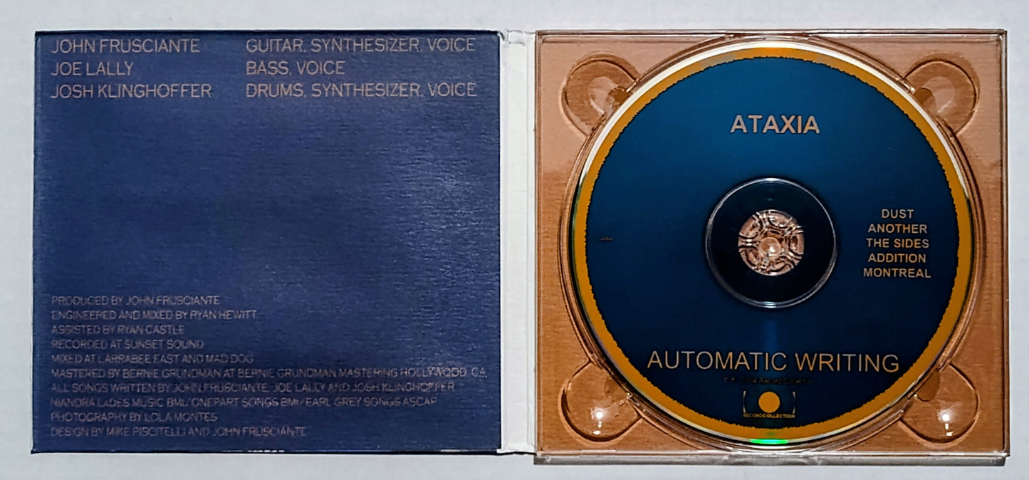 Ataxia (John Frusciante, Josh Klinghoffer) - "Automatic Writing" - COMPACT DISC VG/VG