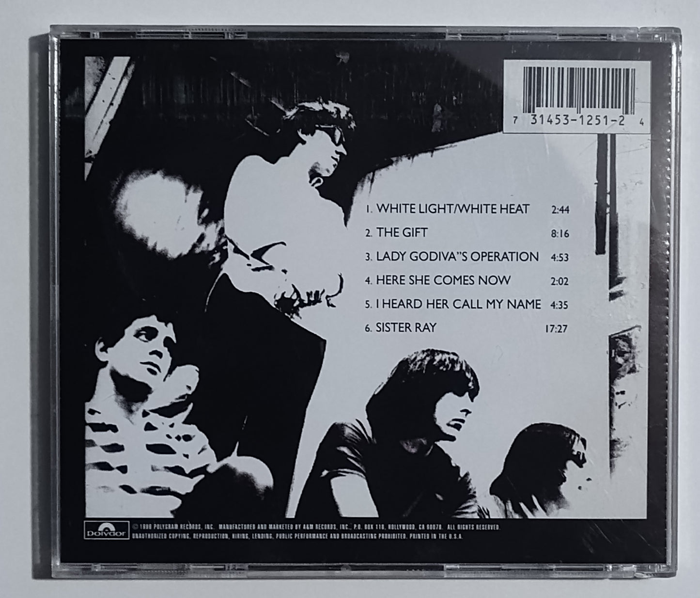 Velvet Underground - "White Light/White Heat" - COMPACT DISC NM/NM