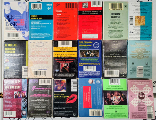 18 Cassingles Batch (Rock/Electronic)