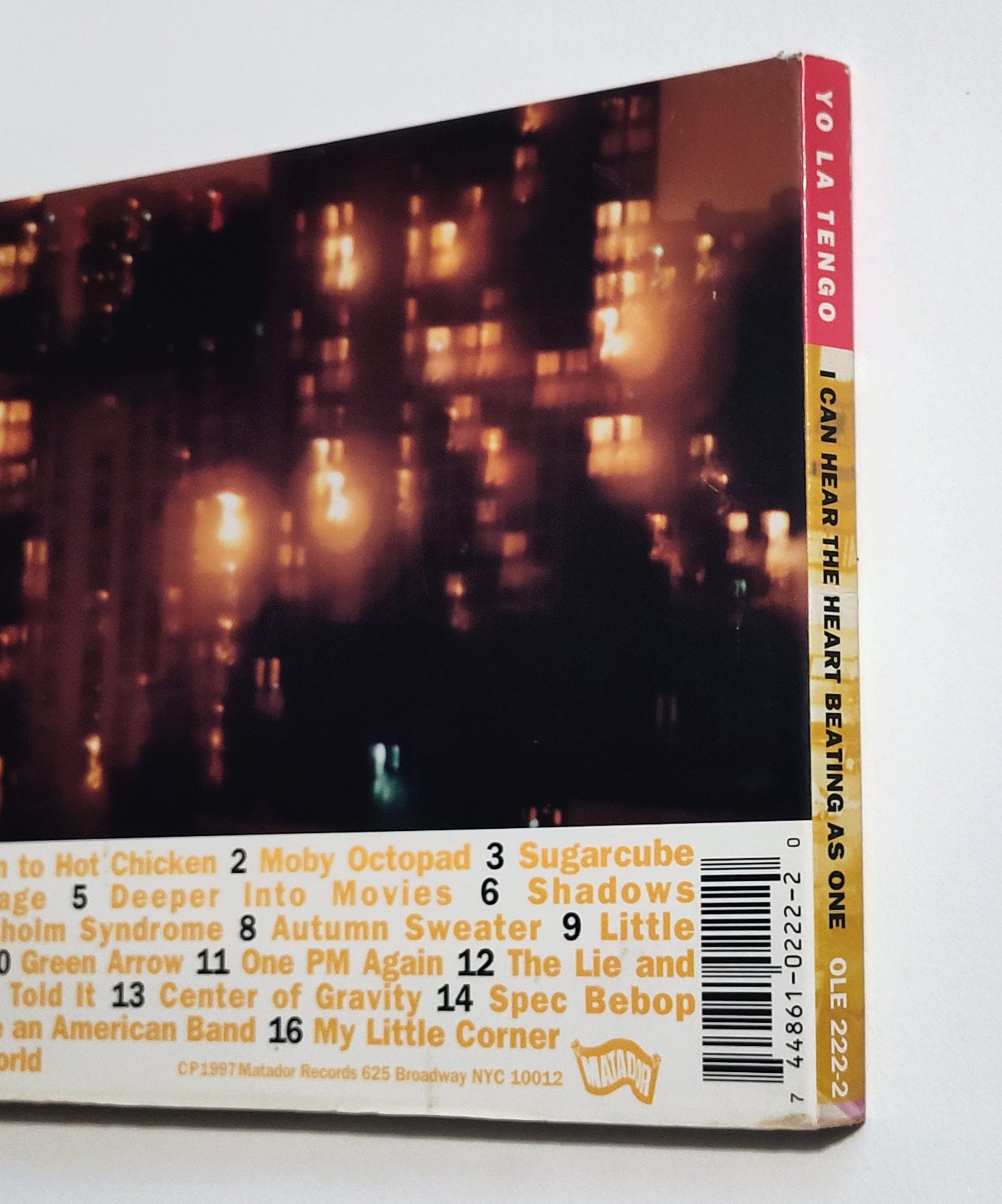 Yo La Tengo - "I Can Hear The Heart Beating As One" - INDIE COMPACT DISC VG/VG+