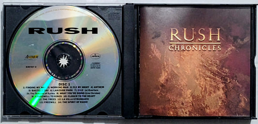 Rush - "Chronicles" - COMPACT DISC (2x) VG+/VG+ *🔥*