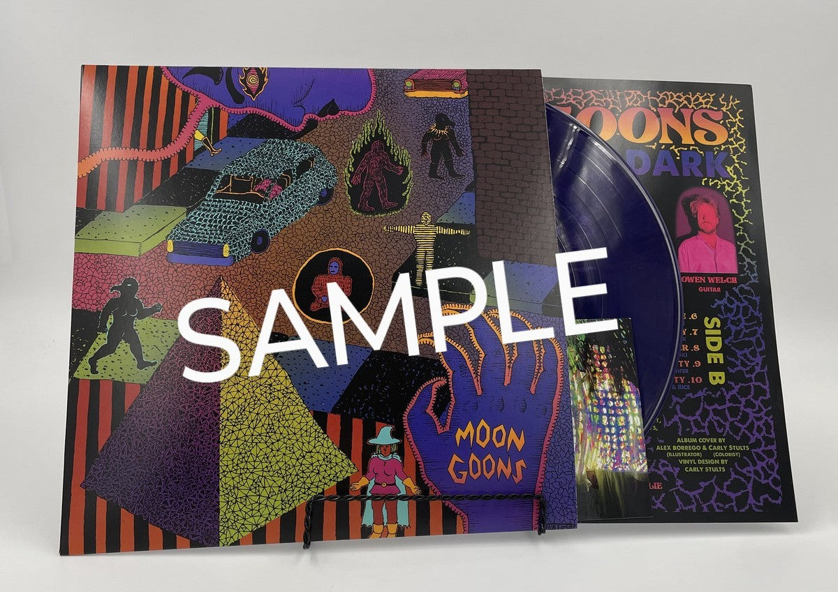 Moon Goons - "A Daydream Dark" - VINYL RECORD (Purple Color Vinyl) M/M (New; Not sealed; Album Art By Alex Borrego)