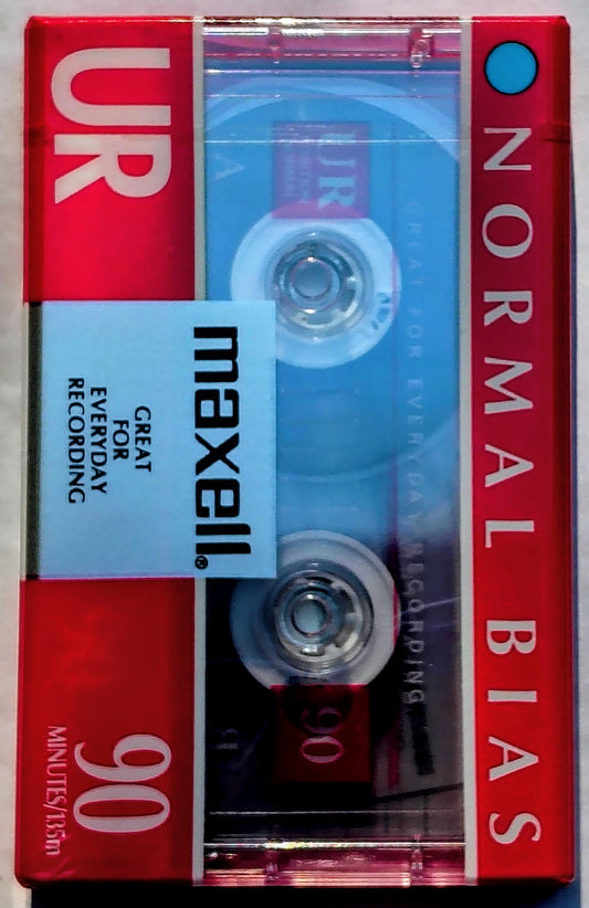 Blank - Maxell Normal Bias (90-Minute; Unique Vintage style; Sealed)