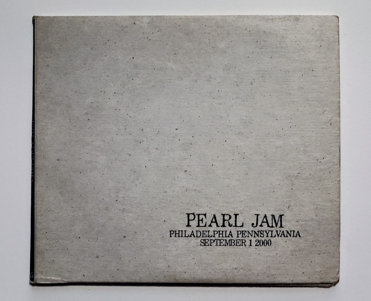 Pearl Jam - "Philadelphia, Pennsylvania September 1, 2000" - COMPACT DISC (2x) VG/VG