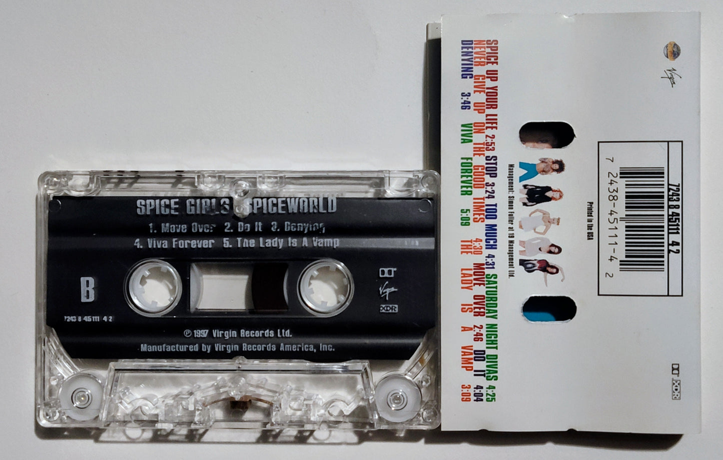 Spice Girls - "Spice World" - CASSETTE TAPE (XDR; DOLBY) VG/VG