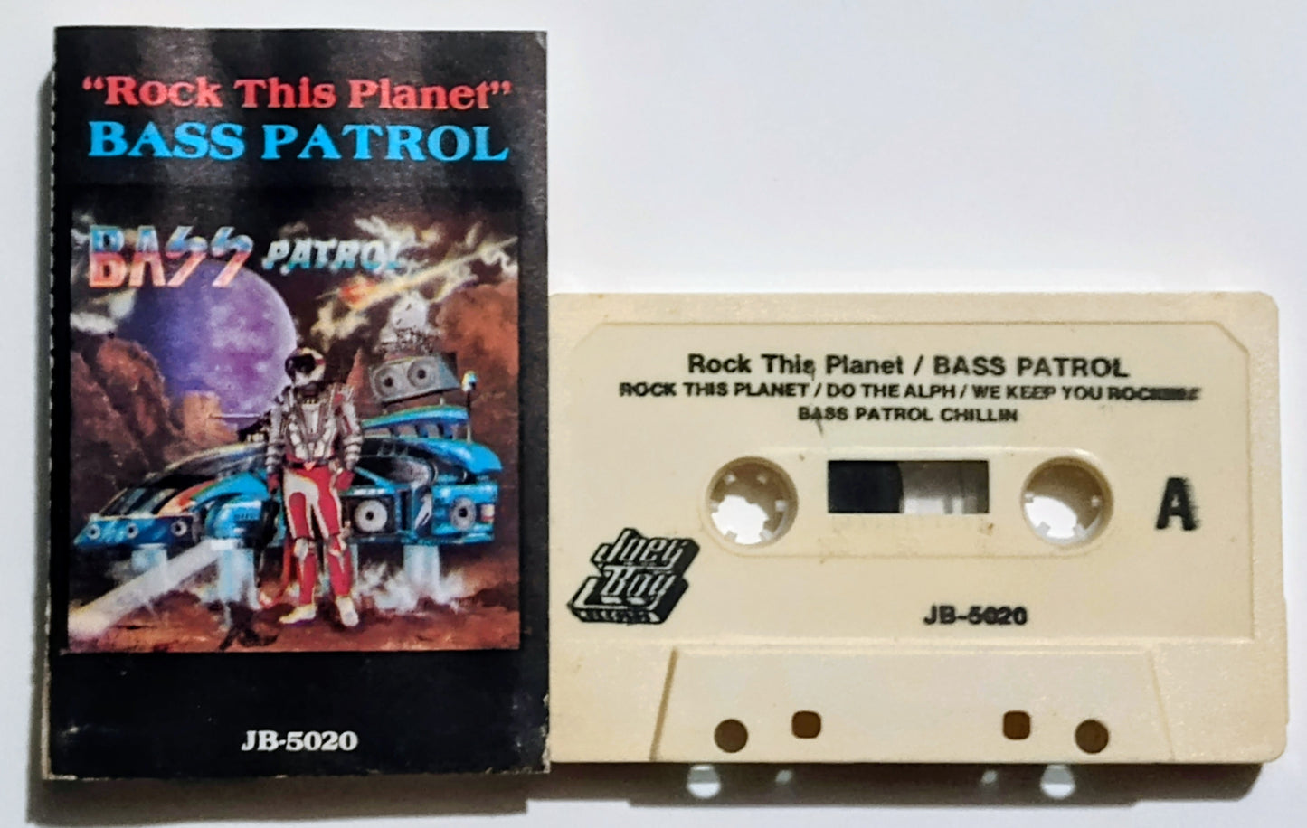 Bass Patrol - "Rock This Planet" - CASSETTE TAPE G+/VG