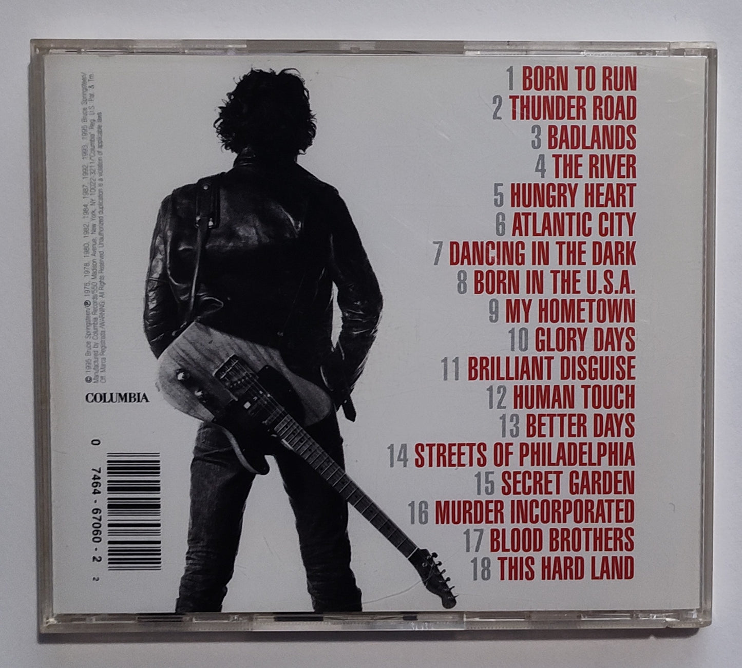 Bruce Springsteen - "Greatest Hits" - COMPACT DISC VG/VG