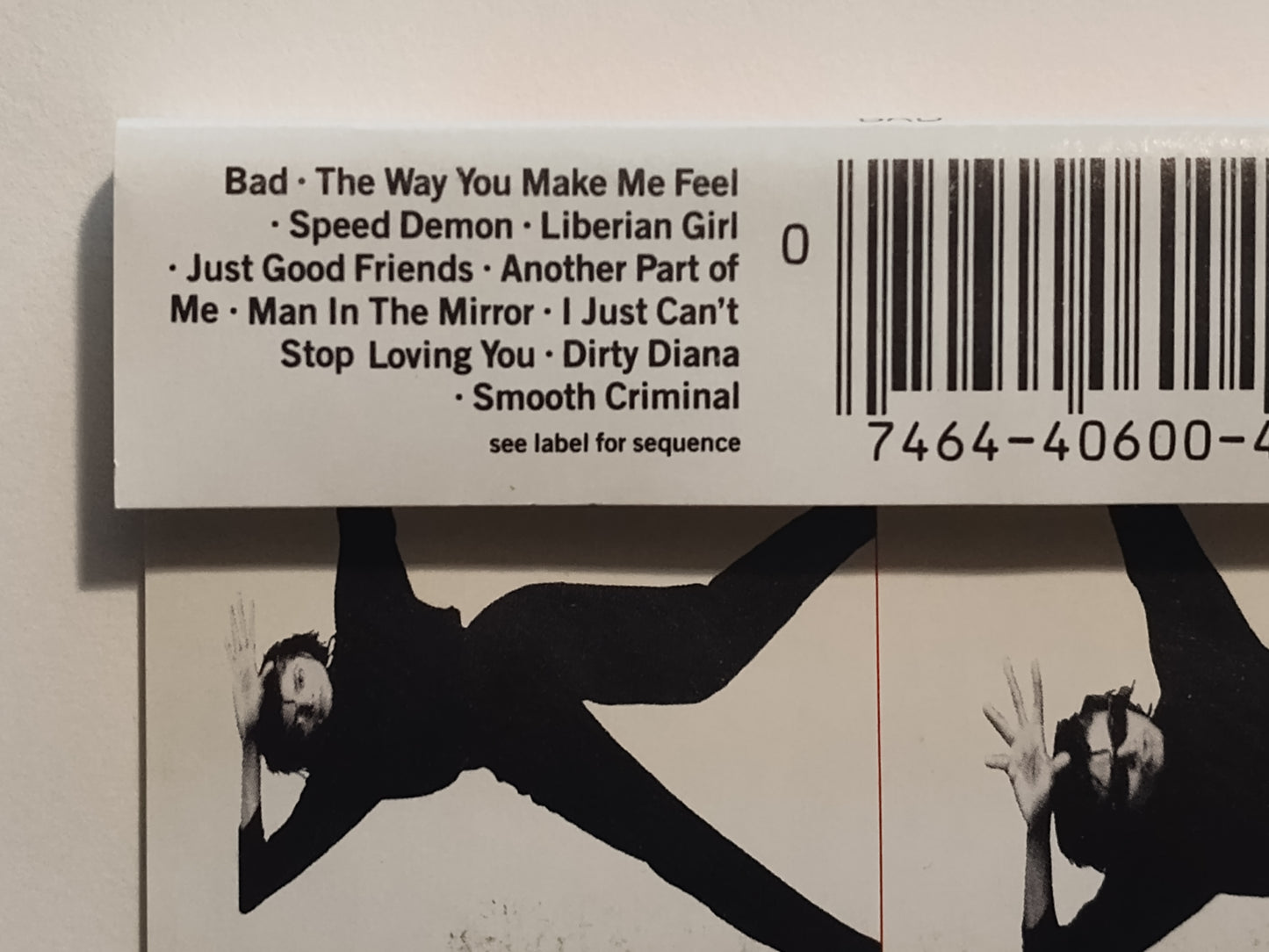 Michael Jackson - "Bad"- CASSETTE TAPE VG/VG