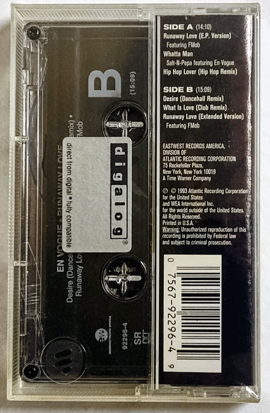 En Vogue - “Runaway Love” - CASSETTE TAPE (EP) M/M (Sealed; scratchy cellophane)