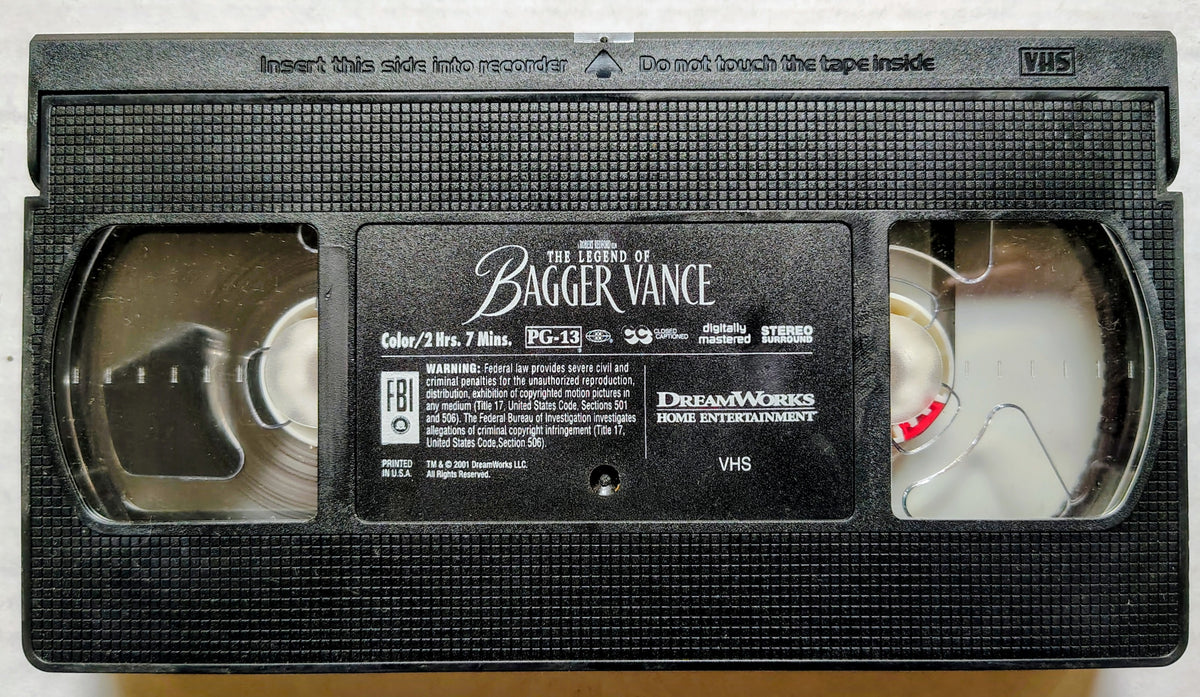 The Legend Of Bagger Vance - VHS (*Not Graded; see notes/photos)