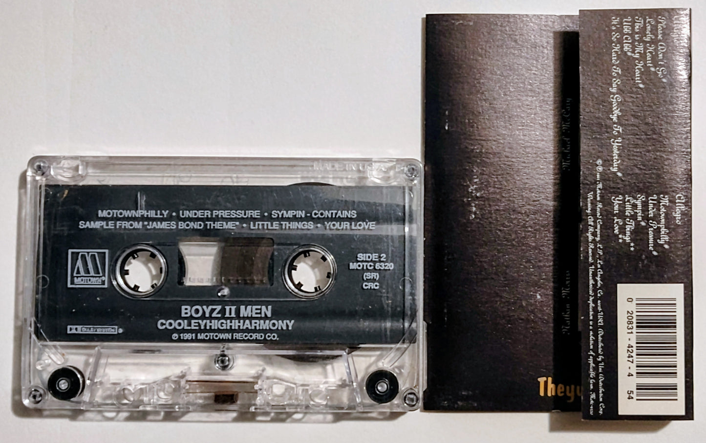 Boys II Men - "Cooleyhighharmony" - CASSETTE TAPE (DOLBY HX PRO) VG/VG