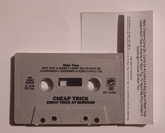 Cheap Trick - "At Budokan" - CASSETTE TAPE (DOLBY) VG+/VG+