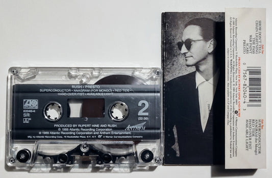 Rush - "Presto" - CASSETTE TAPE VG+/VG+