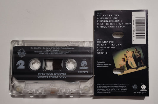 Infectious Grooves - "Groove Family Cyko" CASSETTE TAPE VG+/VG+
