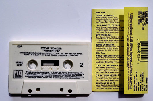 Stevie Wonder - "Fingertips" - CASSETTE TAPE (DOLBY) NM/NM