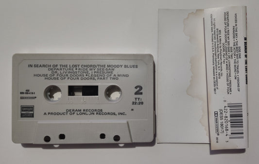 Moody Blues, The - "In Search Of The Lost Chord" - CASSETTE TAPE G+/VG+ *⭐*