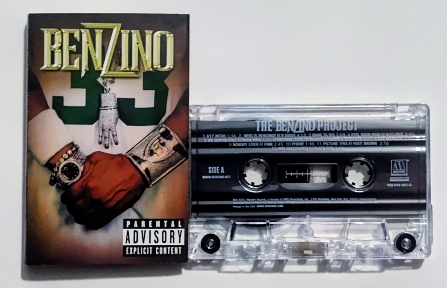 Benzino - "The Benzino Project" - CASSETTE TAPE VG+/VG+