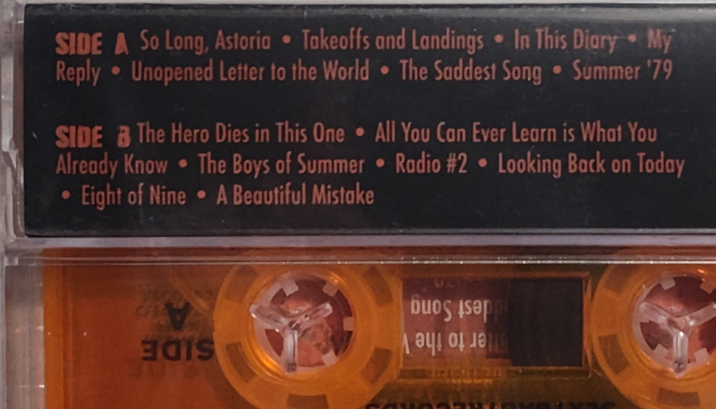 Ataris, The - "So Long Astoria Demos" - INDIE CASSETTE TAPE (Translucent Orange Shell; Sexy Baby Records) M/M (Sealed)