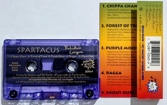 Spartacus - “Prehistoric Lengwa” - CASSETTE TAPE VG+/VG+