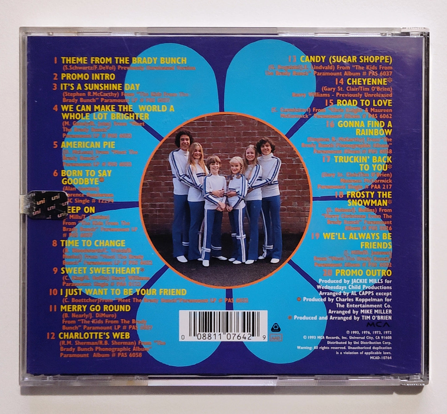Brady Bunch, The - "It's A Sunshine Day: The Best Of The Brady Bunch" - COMPACT DISC VG+/VG+