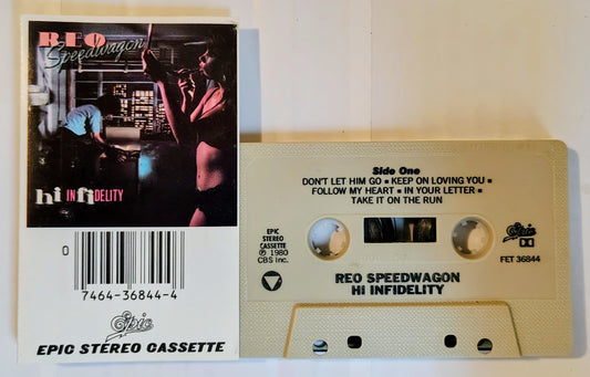 REO Speedwagon - "Hi Infidelity" - CASSETTE TAPE VG/VG+