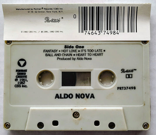 Aldo Nova - "Aldo Nova" - CASSETTE TAPE VG/VG