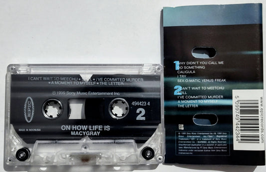 Macy Gray - “On How Life Is” - CASSETTE TAPE (Indonesia) VG/VG+