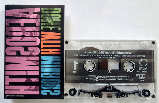 Aerosmith - "Done With Mirrors" - CASSETTE TAPE VG/VG