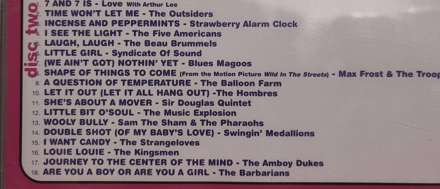 Various Artists - "Nuggets From Nuggets: Choice Artifacts From The First Psychedelic Era" - COMPACT DISC (2x) M/M (Sealed)
