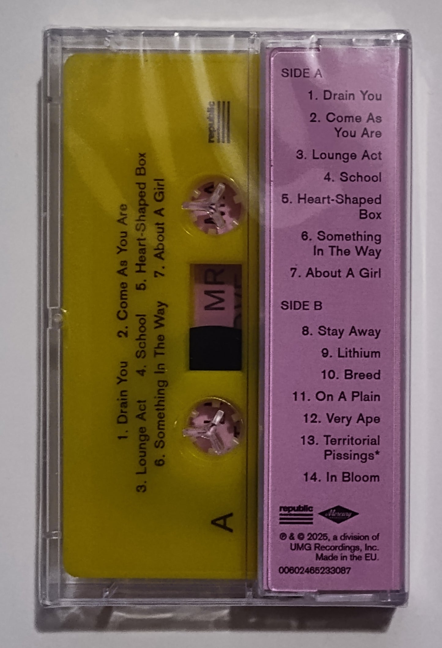 Post Malone - "Good Luck Mr. Malone (Tribute To Nirvana)" - INDIE CASSETTE TAPE (Italy "Fan Club" Tape) M/M (Sealed)