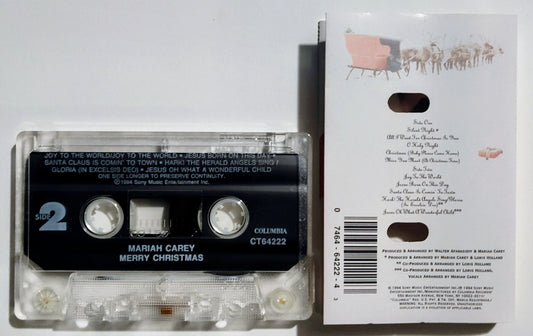 Mariah Carey - "Merry Christmas" - CASSETTE TAPE VG+/NM