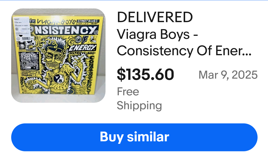 Viagra Boys - "Consistency Of Energy (2024 Reissue)" - VINYL RECORD VG+/M (Free Shipping)