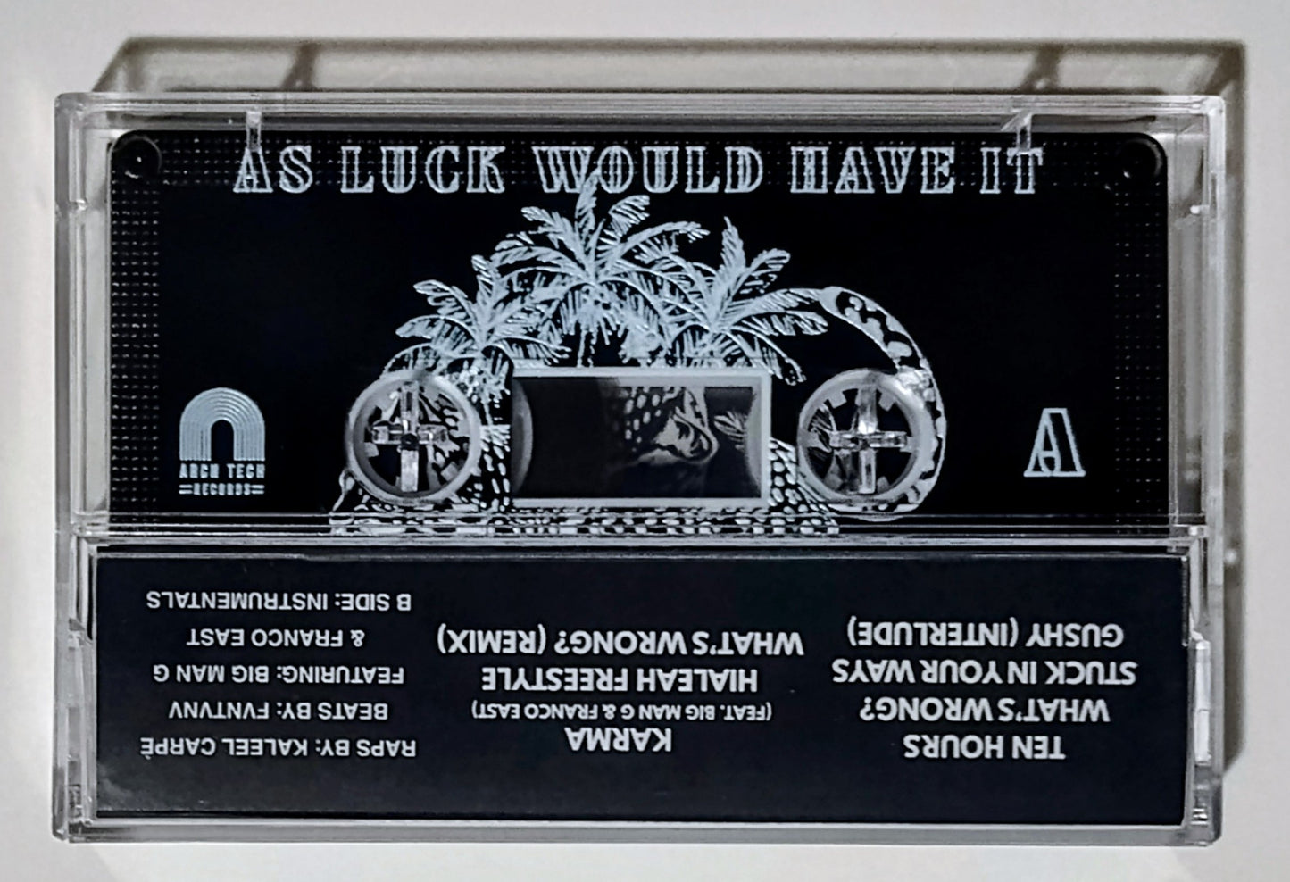 Kaleel Carpè & Fvntvnv - "As Luck Would Have It" - INDIE CASSETTE TAPE (Arch Tech Records Cassette Week 2025 Release) M/M (Sealed; numbered 15/25)