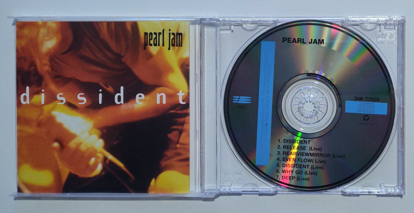 Pearl Jam - "Dissident" - COMPACT DISC NM/M