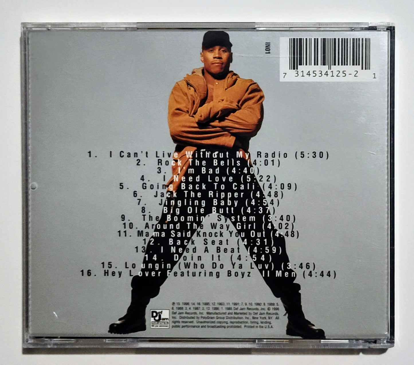 L.L. Cool J - "All World" - COMPACT DISC VG+/VG+
