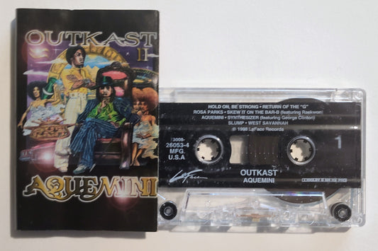 Outkast - "Aquemini" - CASSETTE TAPE (DOLBY HX PRO B NR) G+/G* (See Notes/Photos)