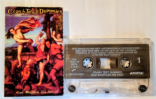 Crash Test Dummies - "God Shuffled His Feet" - CASSETTE TAPE VG/VG *🚨*