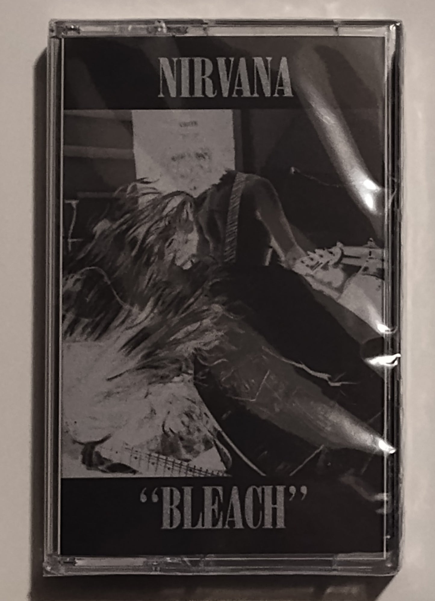Nirvana - "Bleach (Reissue; Black shell)" - CASSETTE TAPE M/M (Sealed)