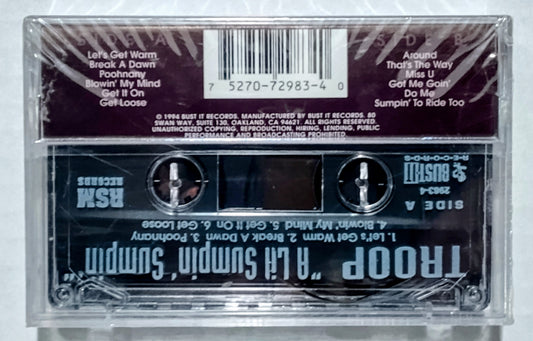 Troop - “A Lil’ Sumpin’ Sumpin’” - CASSETTE TAPE NM/M (Sealed; tiny tear in cellophane)