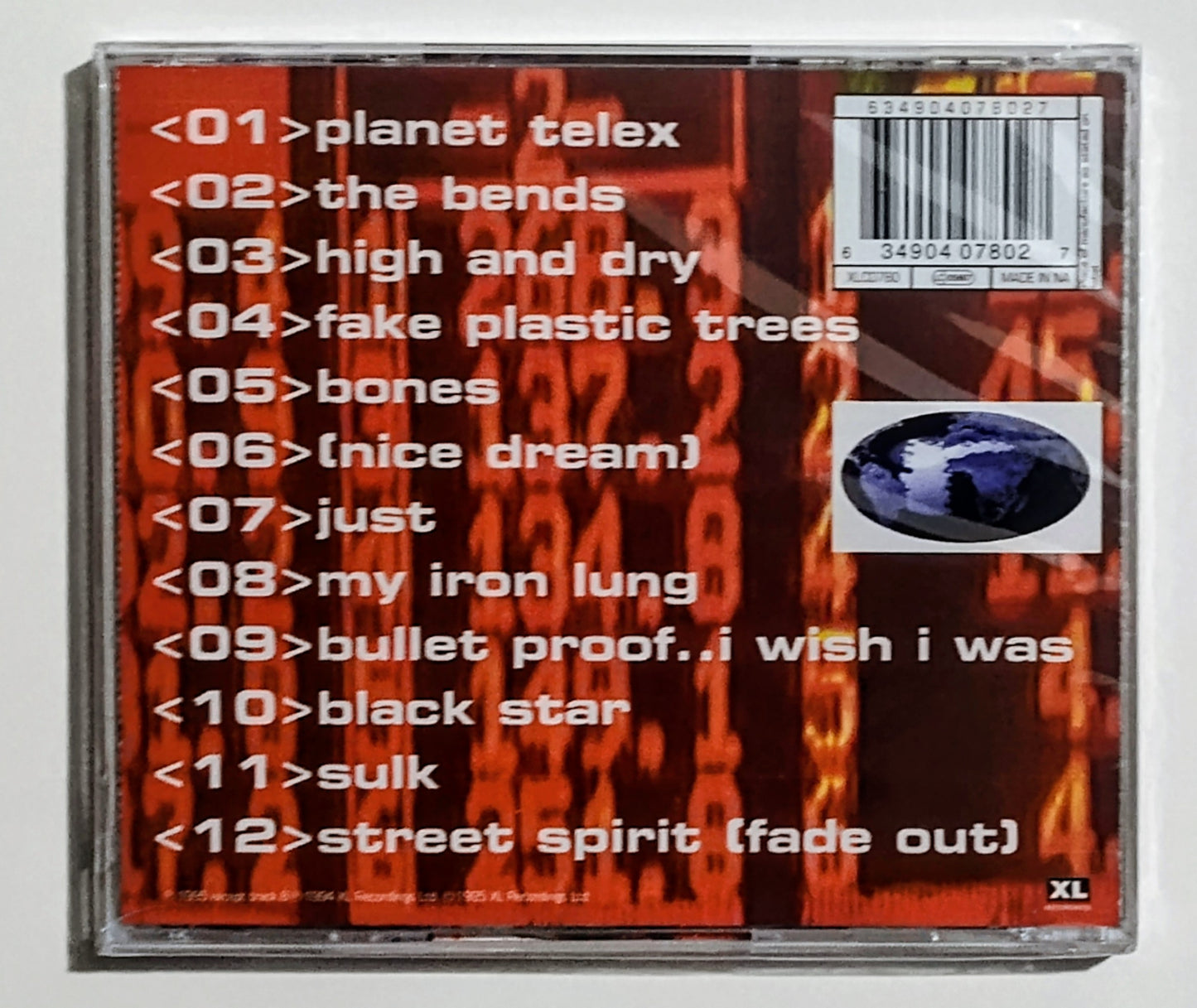 Radiohead - "The Bends" - COMPACT DISC NM/M (Sealed; tiny crack on back of case)