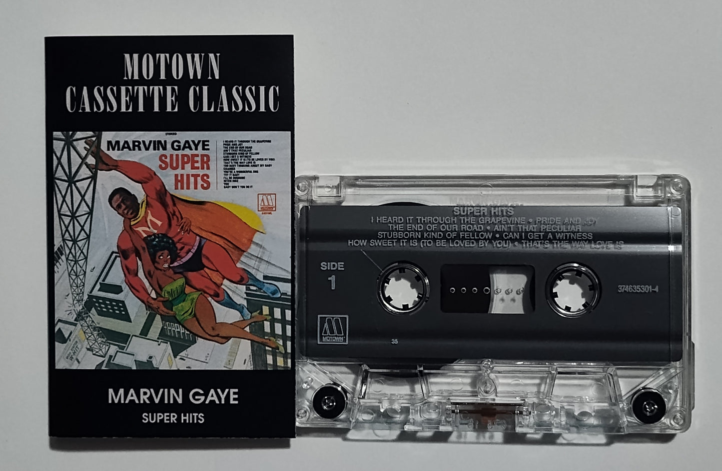 Marvin Gaye - "Super Hits" - CASSETTE TAPE VG+/VG+