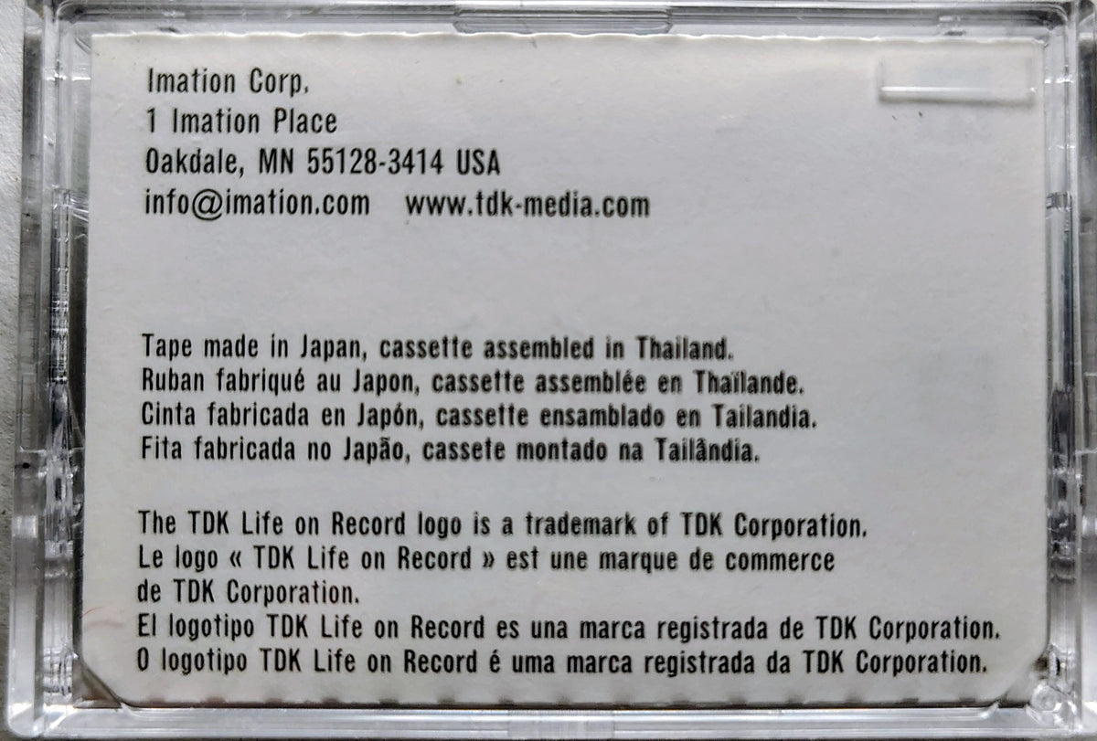 Blank - TDK 60-Minute Microcassette (New)