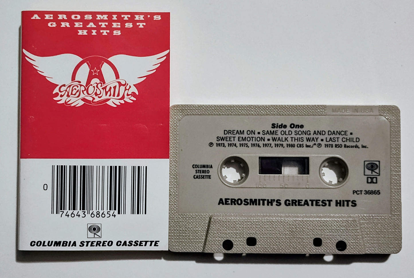 Aerosmith - "Greatest Hits" - CASSETTE TAPE (DOLBY) VG/VG+