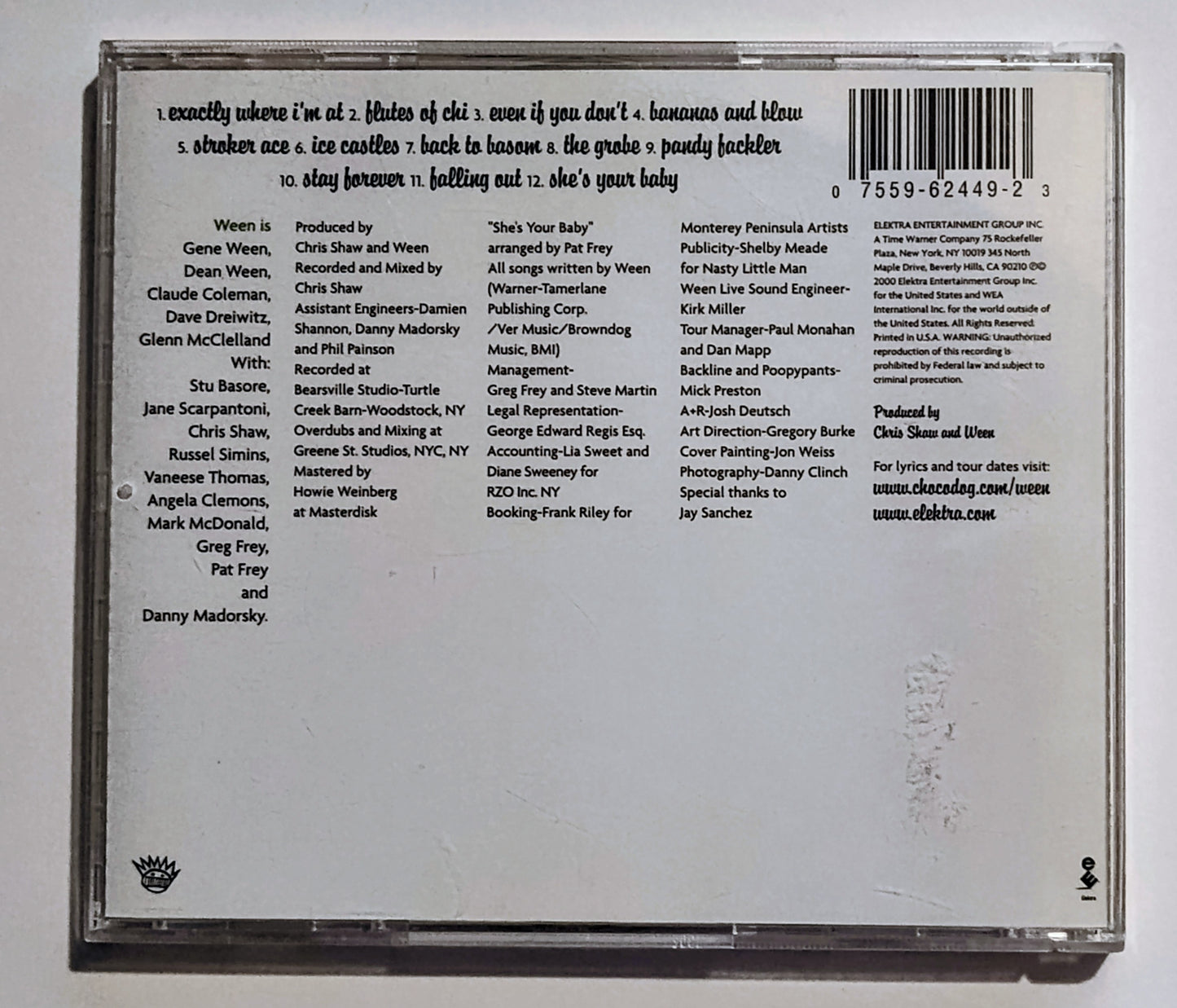 Ween - "White Pepper" - INDIE COMPACT DISC G+/G+