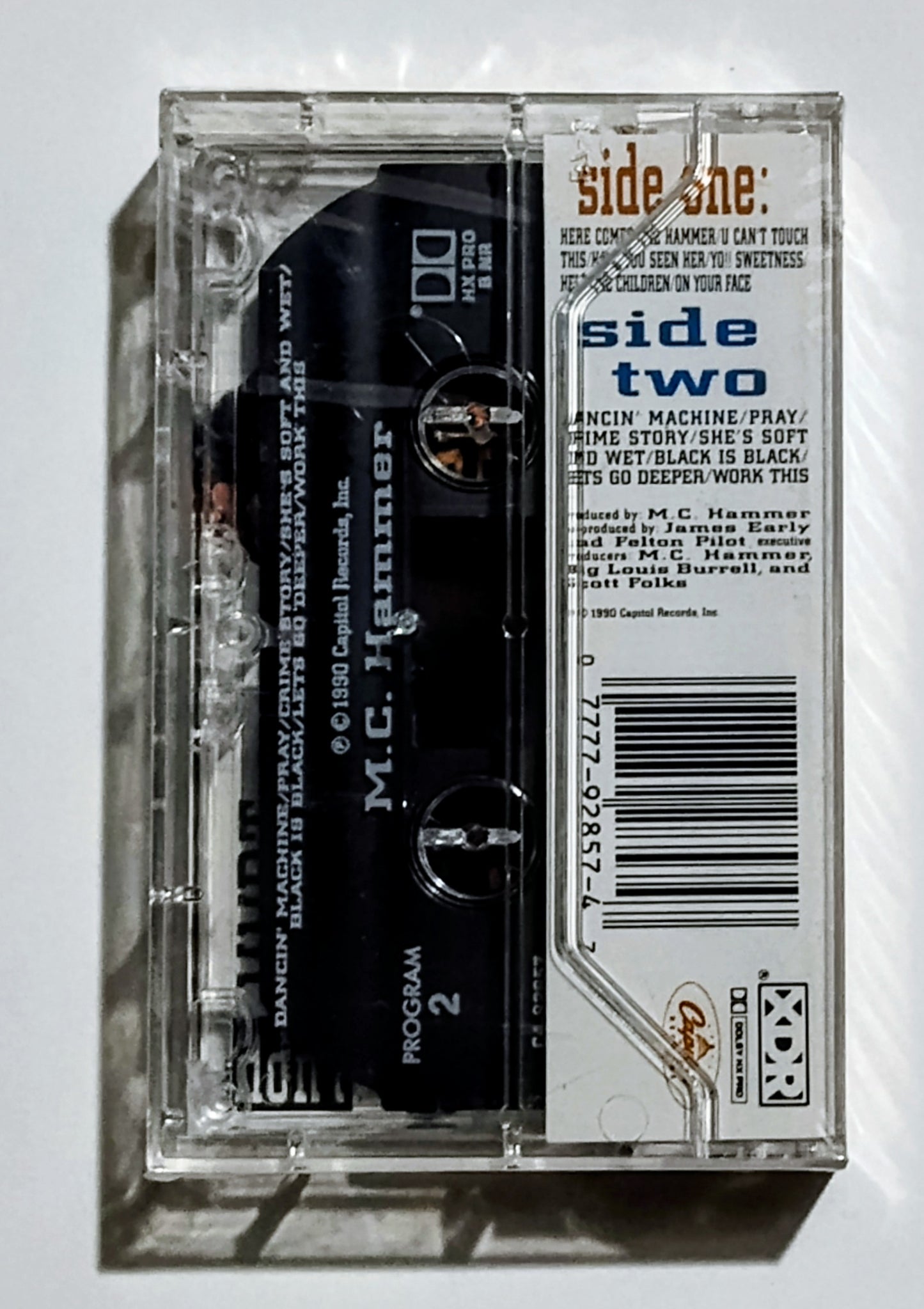 M.C. Hammer - "Please Hammer Don't Hurt 'Em" - CASSETTE TAPE VG+/M (Sealed with drill hole thru spine)