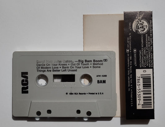 Hall And Oates - "Big Bam Boom" - CASSETTE TAPE (DOLBY) VG+/VG+