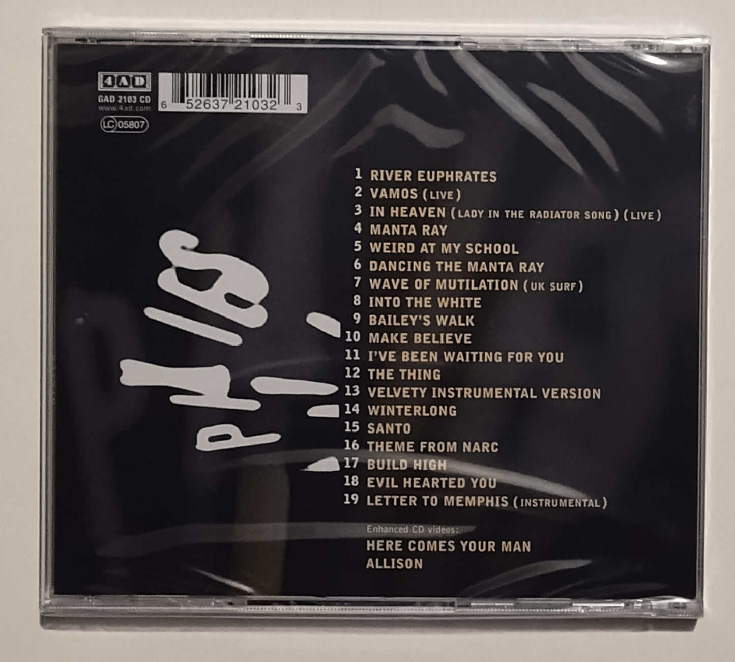 Pixies - "Complete 'B' Sides" - COMPACT DISC M/M (Sealed)