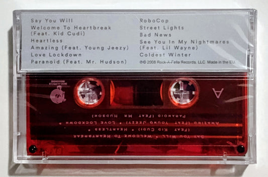 Kanye West - "808s & Heartbreak" - CASSETTE TAPE (Italy"Fan Club" Tape) M/M (Sealed)